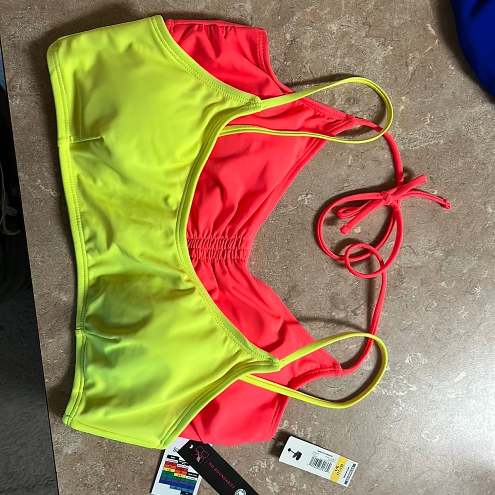 Bralette style bikini top.